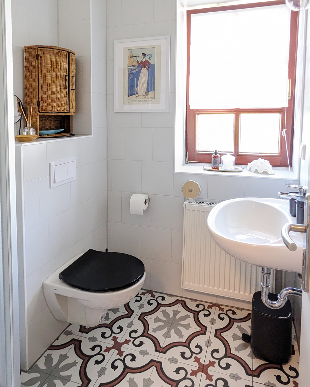 Badezimmer Ferienwohnung Bodden Breeze